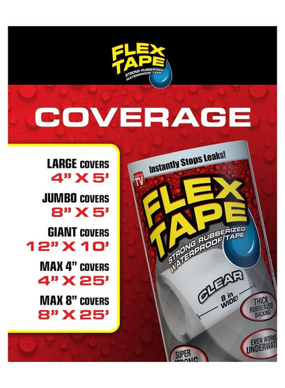 FLEX TAPE Max Waterproof Repair Tape Black