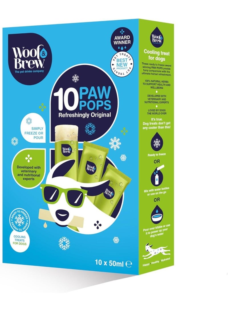 Cooling Ice Pop Treats for Dogs by Woof&Brew