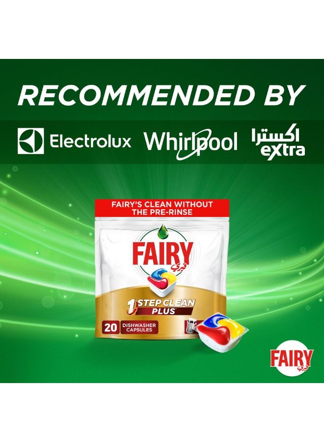 Fairy 1 Step Clean Plus Dishwasher Tablets
