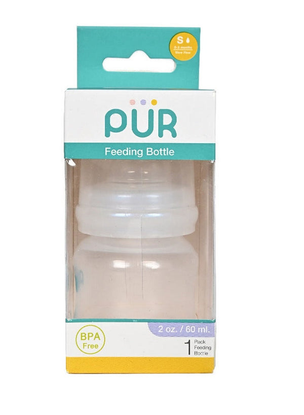 Pur Slow Flow Baby Feeding Bottle 60 ML