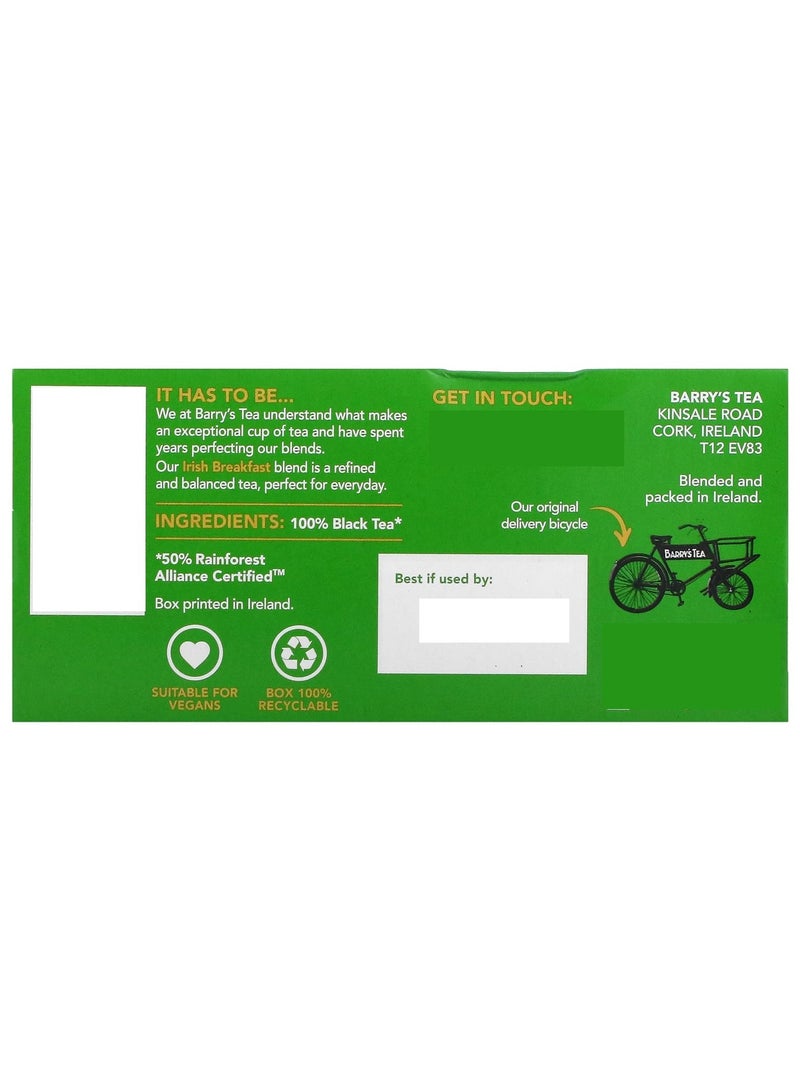 Barry's Tea Irish Breakfast Teabags 80 Pcs