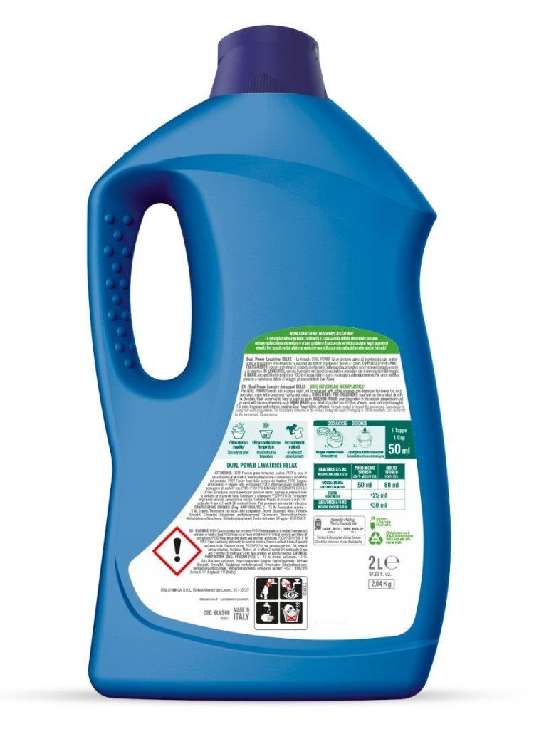 Dual Power Laundry Liquid Fresh Scent 2L