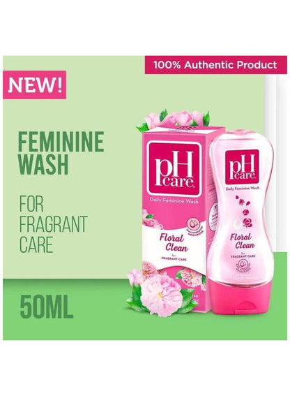 PH Care Feminine Wash Floral Clean 50 ML