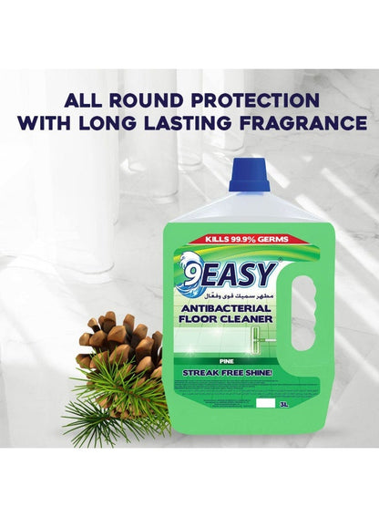 9EASY Antibacterial Floor Cleaner Pine 3L