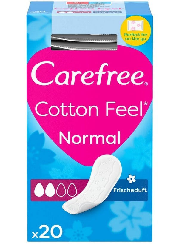 Carefree Cotton Feel Fresh Scent Panty Liners