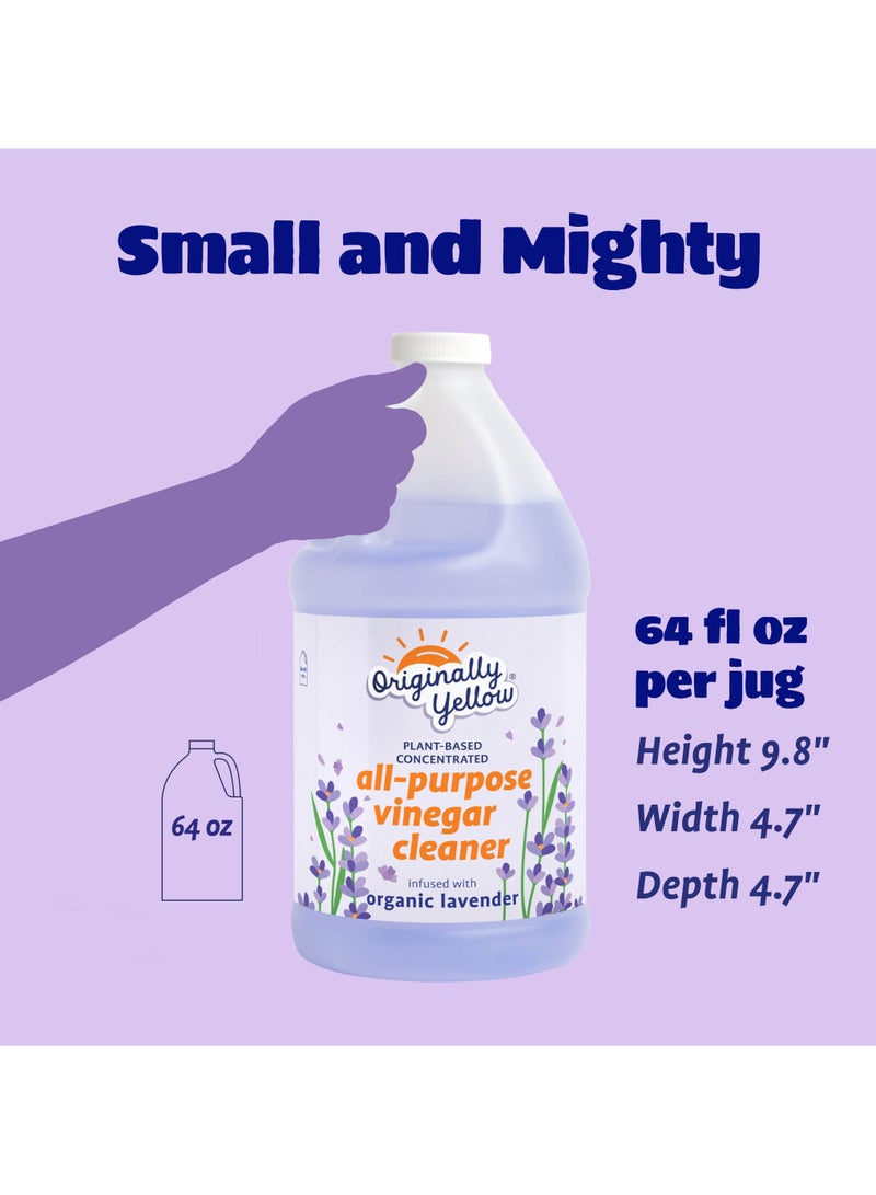 Organic Lavender Vinegar Cleaner Concentrate 1.89L