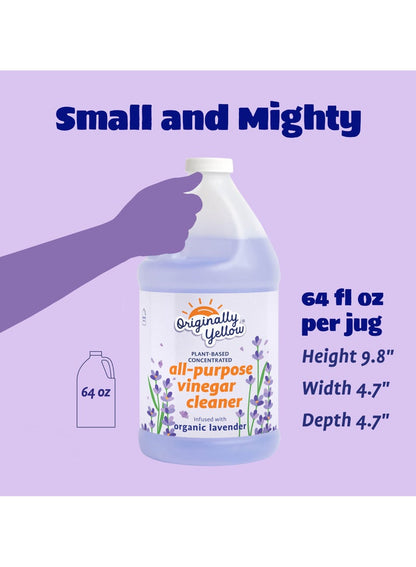 Organic Lavender Vinegar Cleaner Concentrate 1.89L