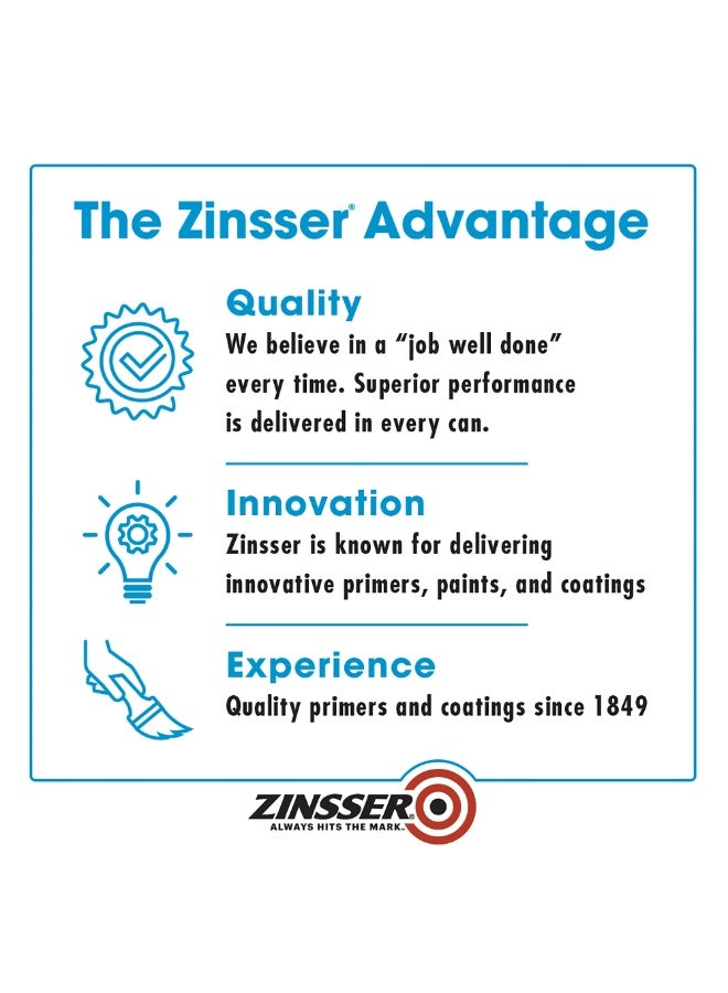 Zinsser High Hide Cover Stain Primer And Sealer White 946 ML