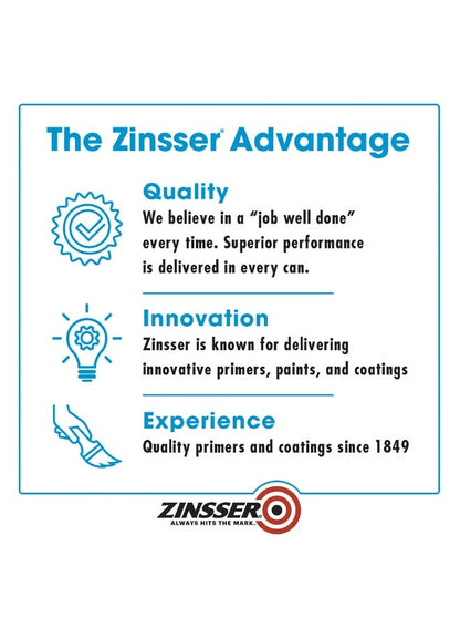 Zinsser High Hide Cover Stain Primer And Sealer White 946 ML