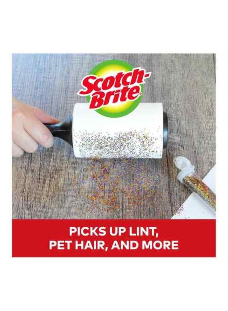 Scotch Brite Lint Roller 30 Sheets Black