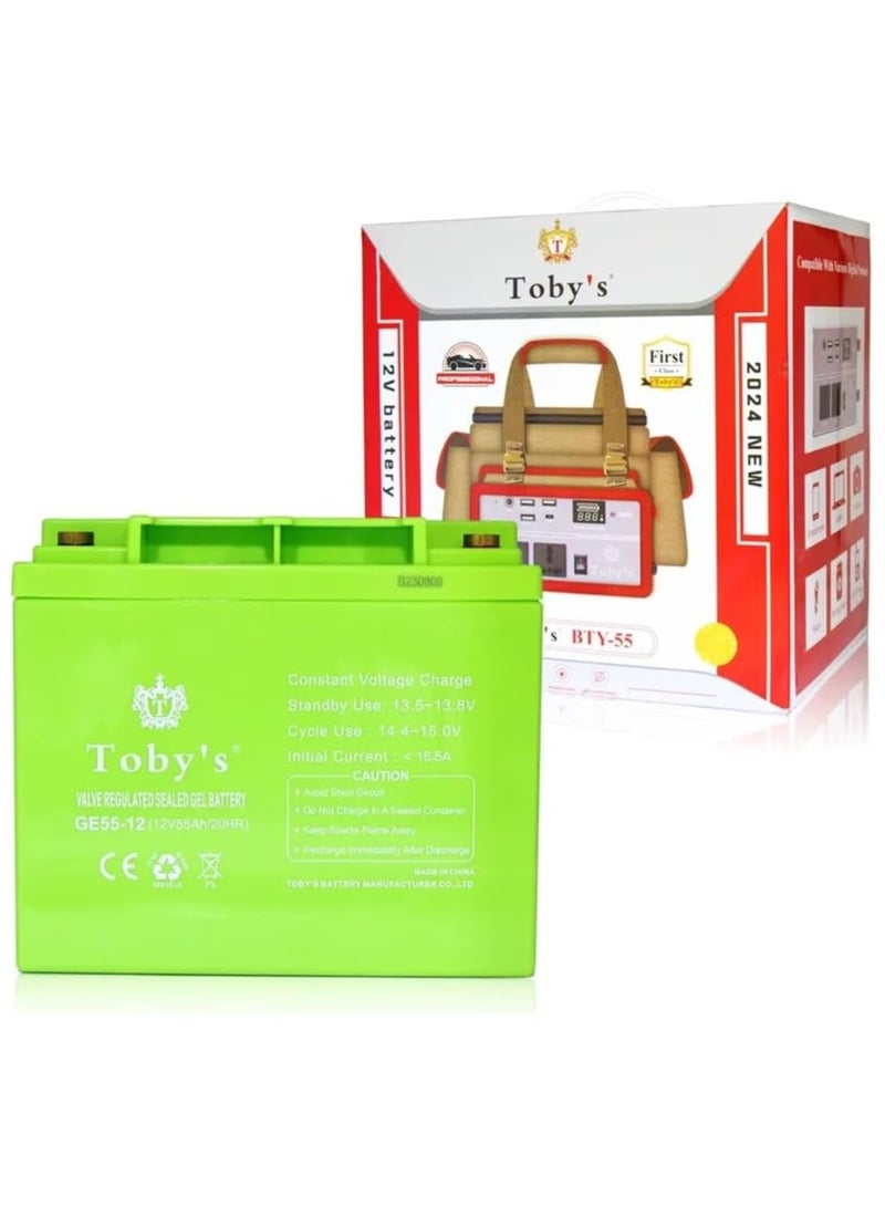 Premium 55000mAh Power Battery with Inverter - Toby'S
