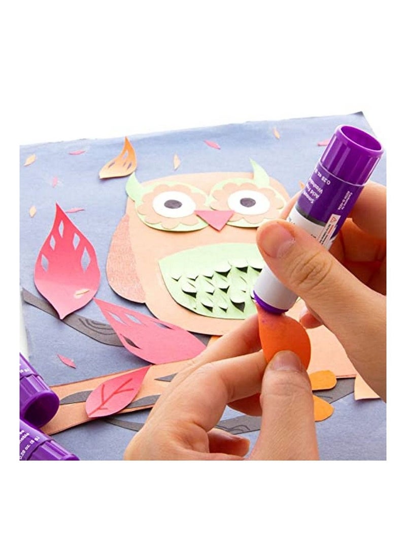 Bazic Washable Disappearing Purple Glue Stick 32g