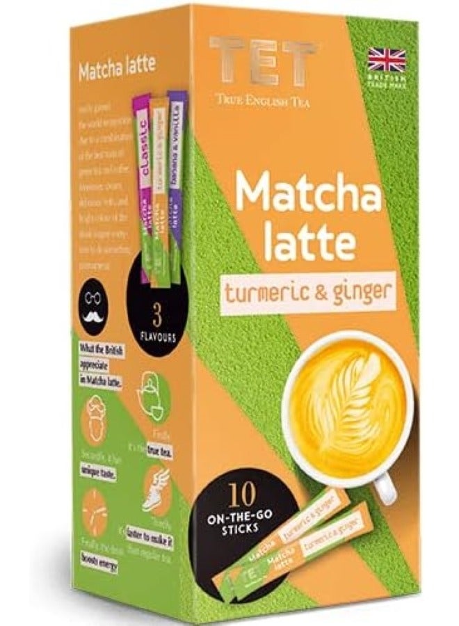 TET True English Tea Matcha Latte Turmeric & Ginger