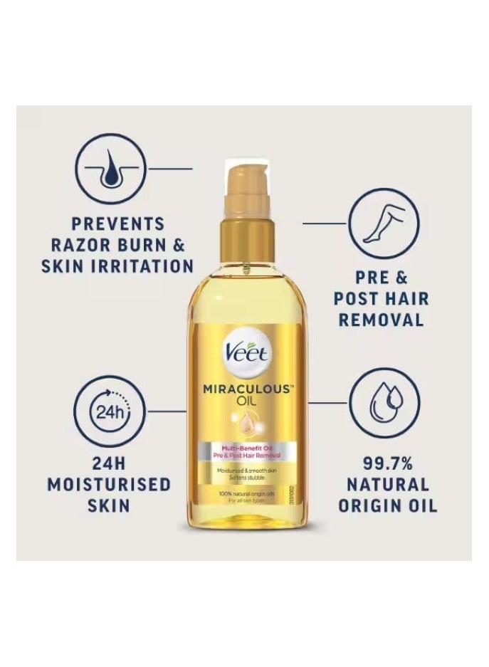 Veet Hair Removal Miraculous Oil 100 ML
