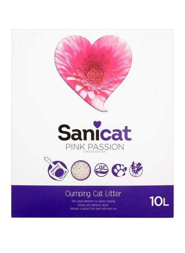 Sanicat Pink Passion Clumping Litter 10L