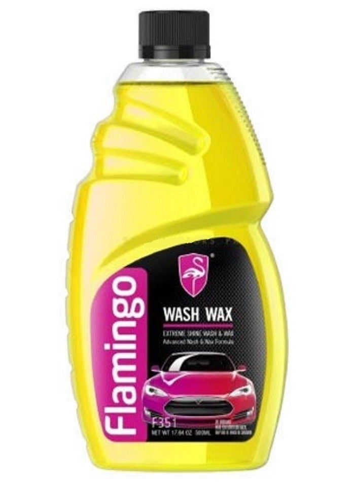 Flamingo Wash Wax Shine 500 ML