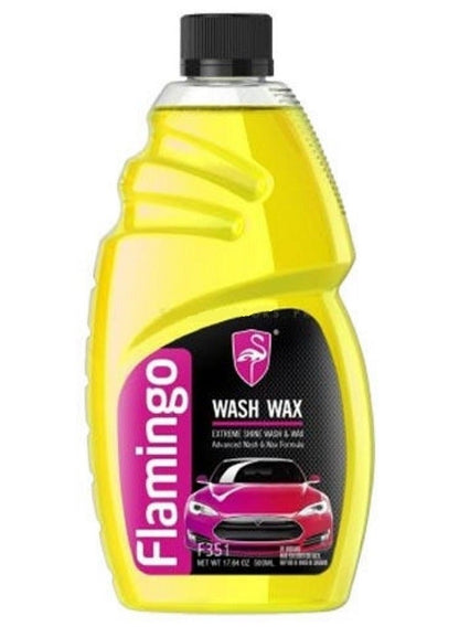 Flamingo Wash Wax Shine 500 ML