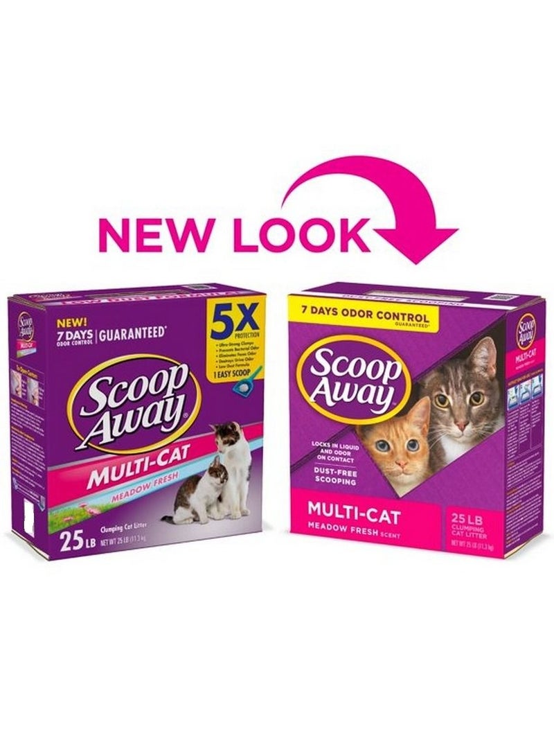 Scoop Away Multi-Cat Clumping Cat Litter 11.3 KG