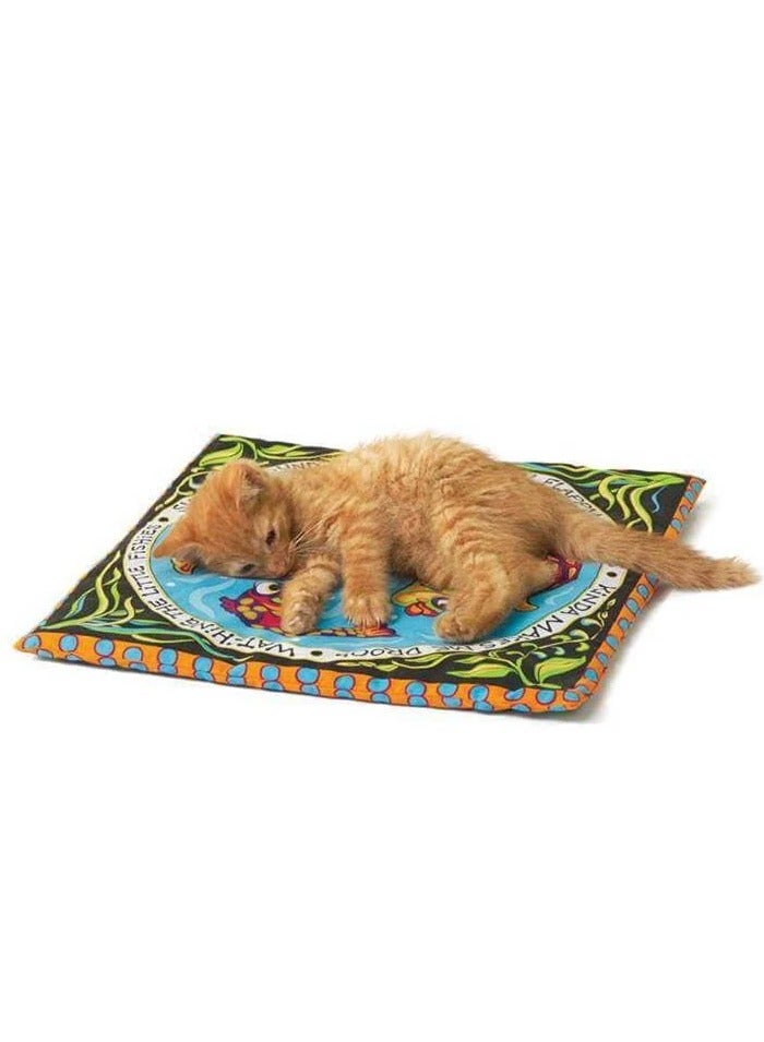 Petstages Madcap Swishy Fishy Catnip Play Mat