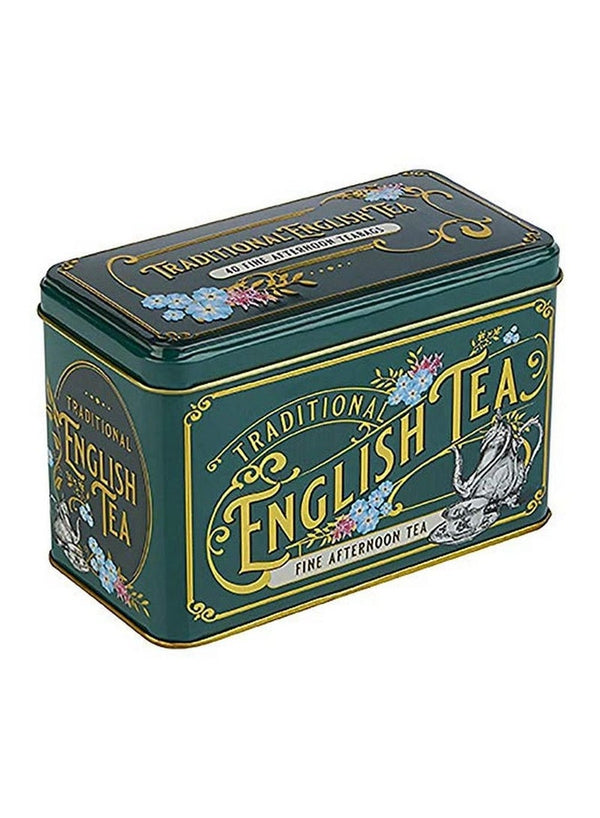 Vintage Victorian Green Tea Tin - New English Teas