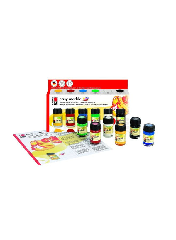 Marabu Easy Marble Assortment - Premium Office Supplies
