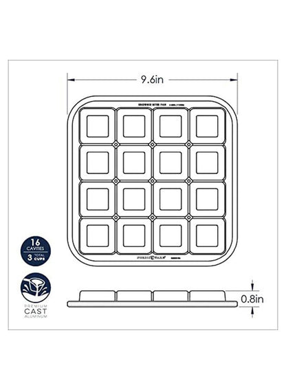 NORDIC WARE Brownie Bite Pan - Premium Bakeware