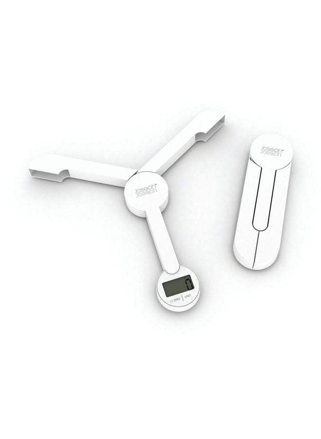 Joseph Joseph Triscale Folding Digital Scale White