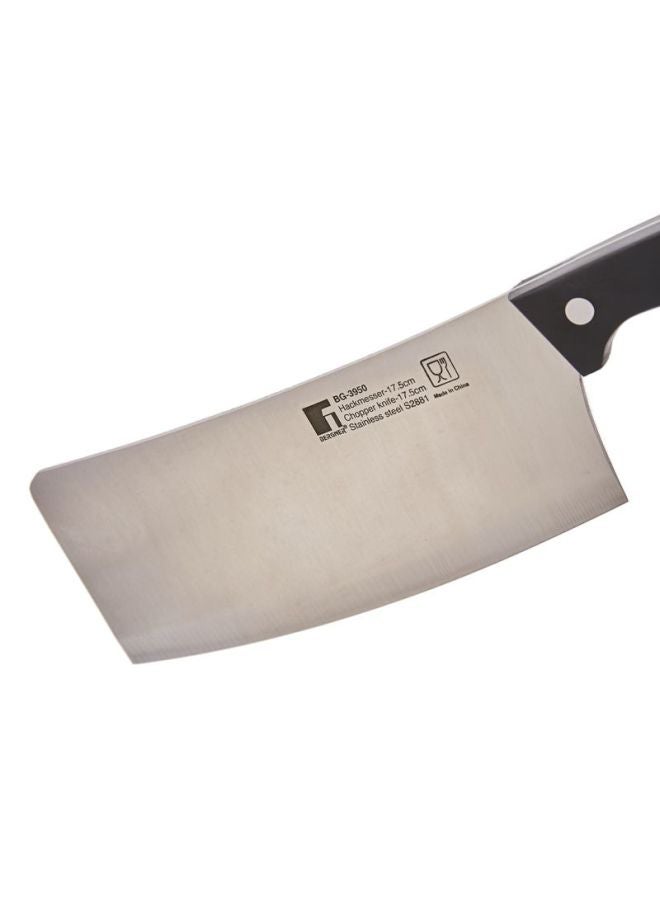BERGNER Chopper Knife 17.5cm Silver/Black/Grey