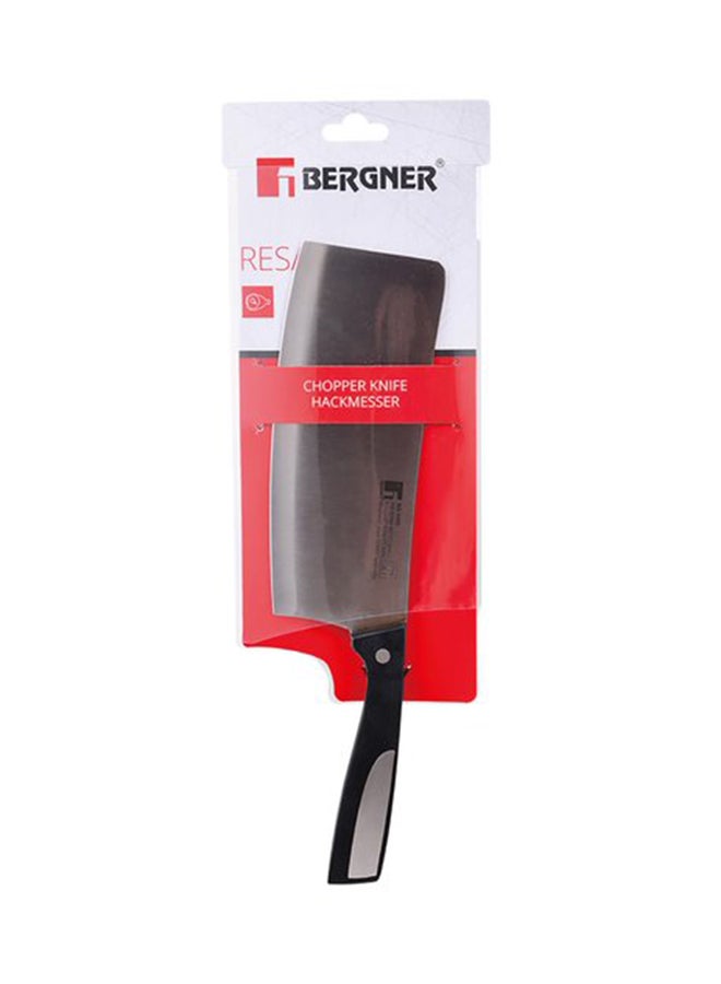 BERGNER Chopper Knife 17.5cm Silver/Black/Grey
