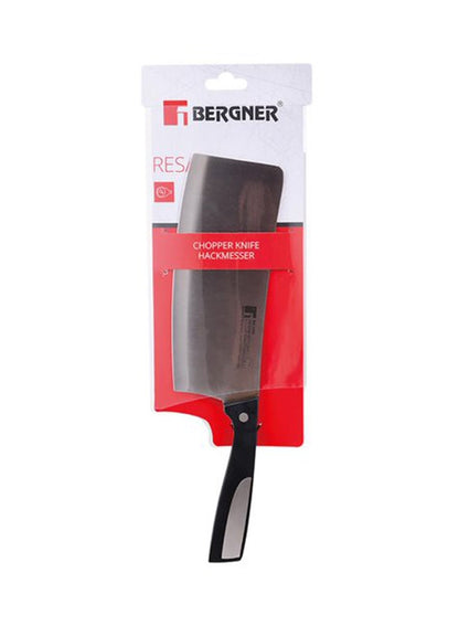 BERGNER Chopper Knife 17.5cm Silver/Black/Grey