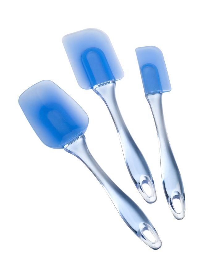 Wilton 3-Piece Easy Flex Spatula Set Blue