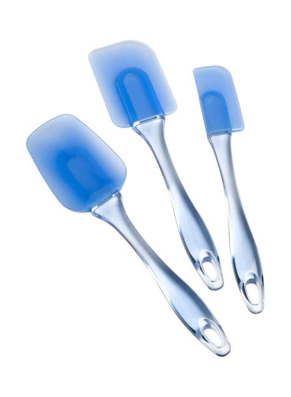 Wilton 3-Piece Easy Flex Spatula Set Blue