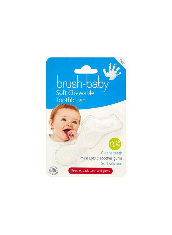 Brush-Baby Chewable Toothbrush & Teether for Babies