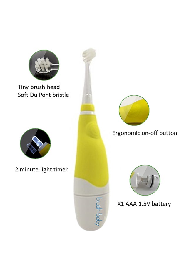 Brush-Baby Babysonic Electric Toothbrush - Yellow