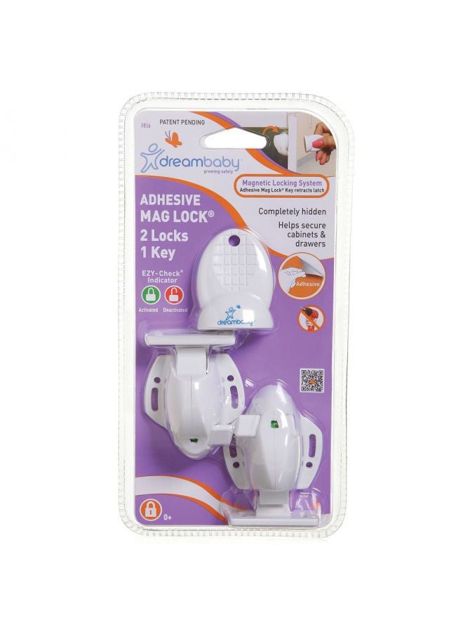 Dreambaby Pack Of 2 Adhesive Mag Locks