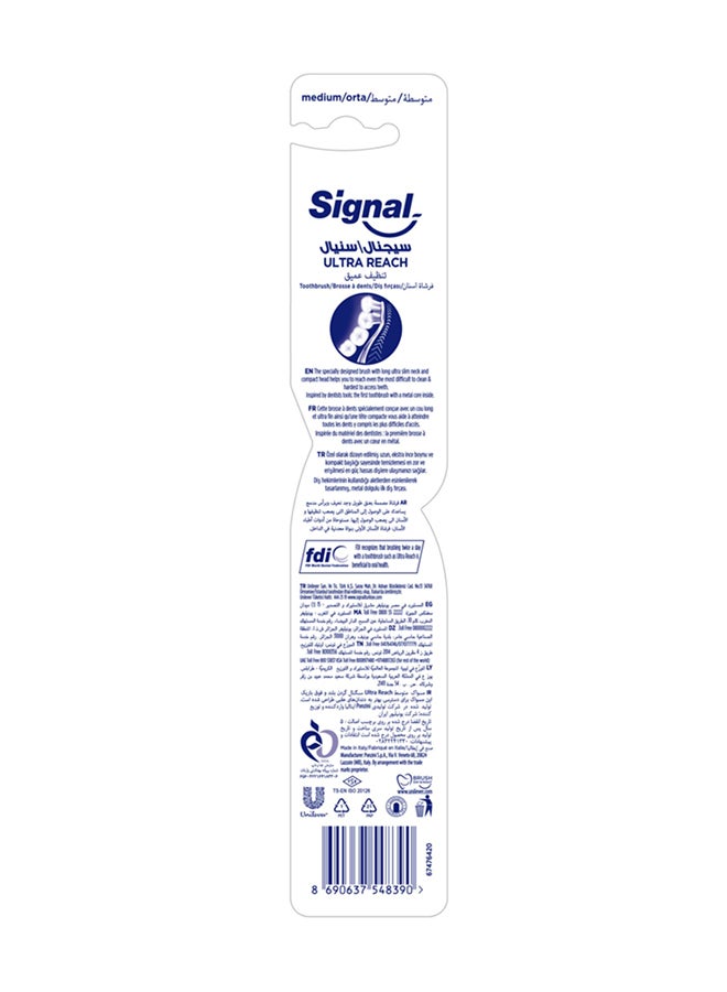 Signal Ultra Reach Toothbrush Medium Multicolour