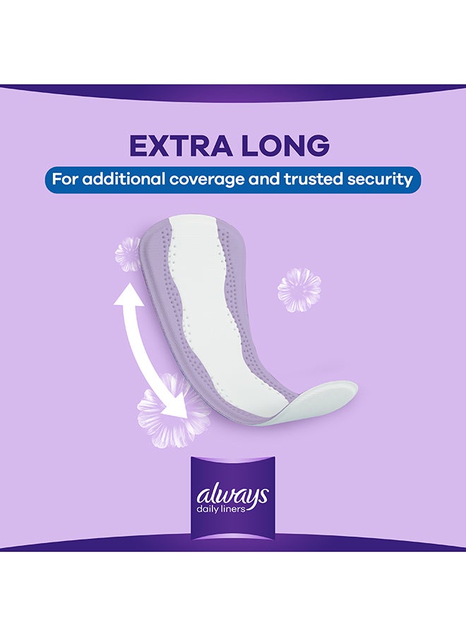 Always Extra Protect Daily Liners, Large Scented