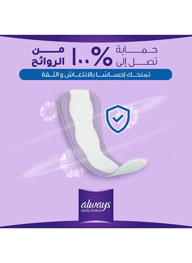 Always Extra Protect Daily Liners, Large Scented