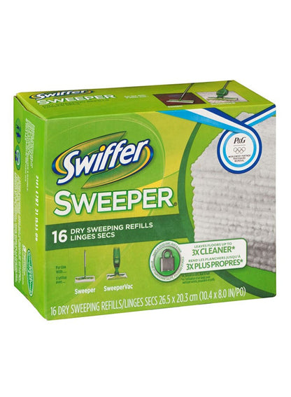 Swiffer 16-Piece Sweeper Cloth Refill White