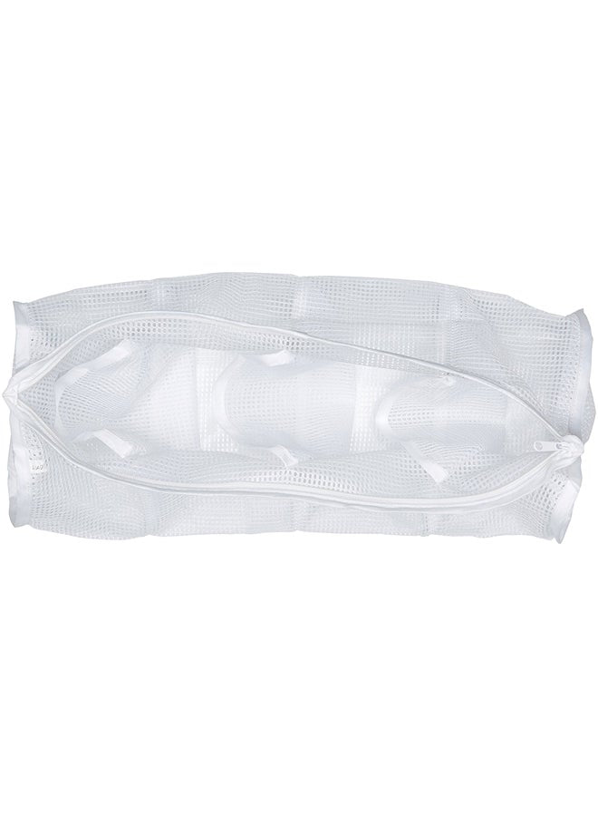 Whitmor Mesh Hosiery Bag - White 7x16.5inch