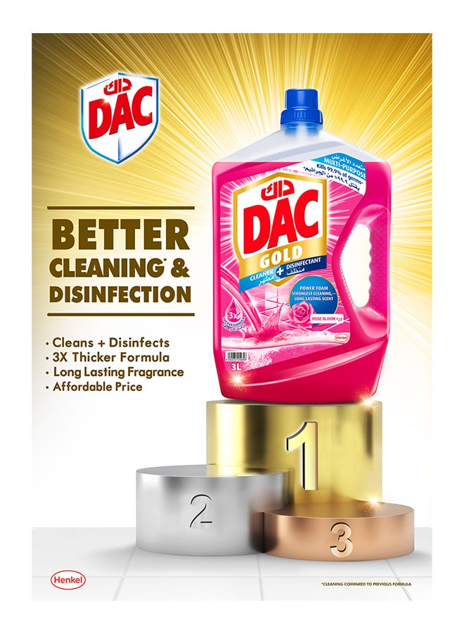 Dac Gold Multi-Purpose Disinfectant Cleaner 3L