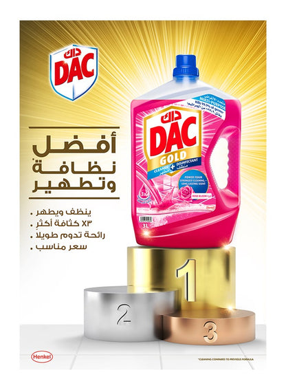 Dac Gold Multi-Purpose Disinfectant Cleaner 3L