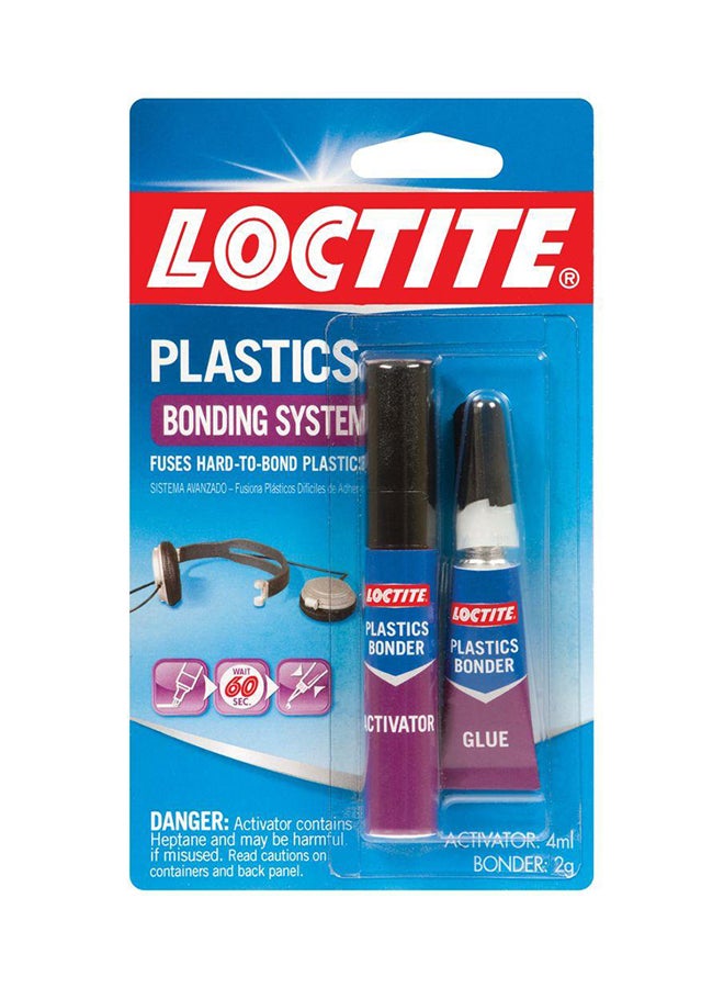 Loctite 2G Paster Bonder Glue Clear