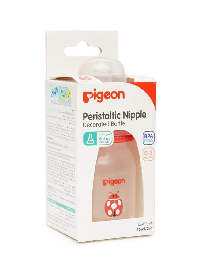 Pigeon Peristaltic Nipple Bottle 50ml for Newborns