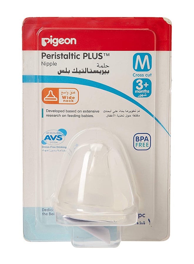 Pigeon Peristaltic Plus Nipple for 3+ Months
