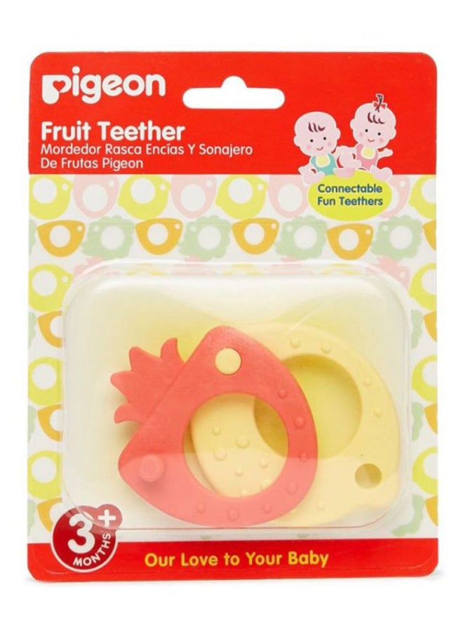 Pigeon Pack Of 2 Fruit Teether for Babies