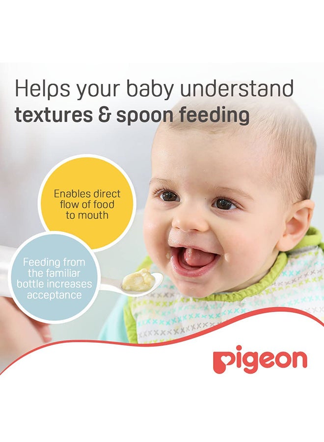 Pigeon Weaning Bottle With Spoon, 120 ml - Premium Baby Care