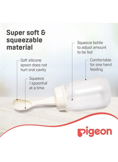 Pigeon Weaning Bottle With Spoon, 120 ml - Premium Baby Care