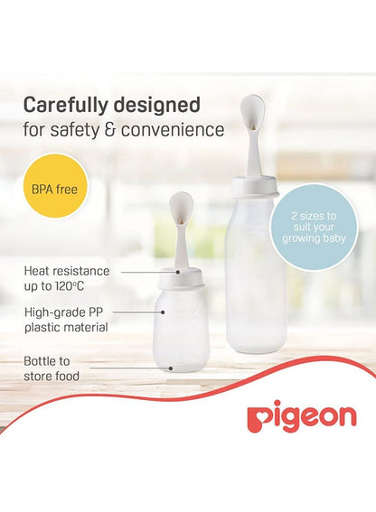 Pigeon Weaning Bottle With Spoon, 120 ml - Premium Baby Care