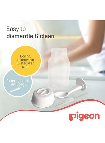 Pigeon Weaning Bottle With Spoon, 120 ml - Premium Baby Care